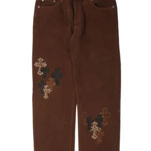 Brown Crome Heaerts Levi’s Cross Patch Jeans