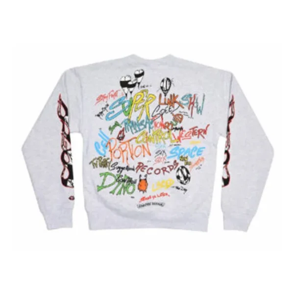 Chrome Hearts Matty Boy Brain Crewneck – Heather Grey