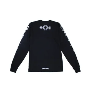 Chrome Hearts Multi Logo Script Long Sleeve T-Shirt – Black