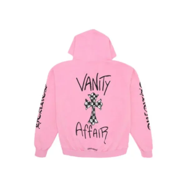 Chrome Hearts Matty Boy Vanity Affair Pullover Hoodie – Pink