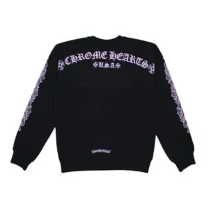 Chrome Hearts Matty Boy Shoulder Logo Crewneck – Black