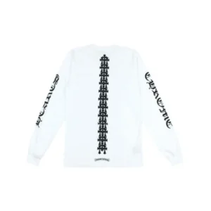 Chrome Hearts Tire Tracks LS T-Shirt – White