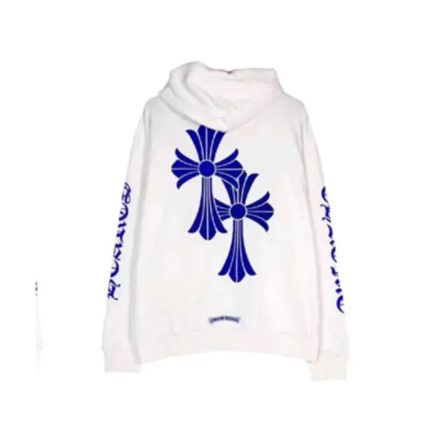 Chrome Hearts LA Exclusive Cross Hoodie – White