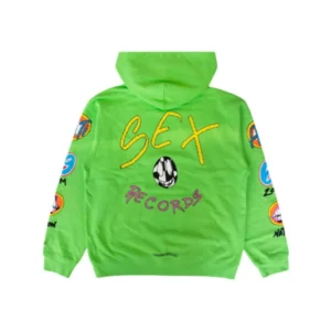 Chrome Hearts Matty Boy Sex Records Hoodie – Green