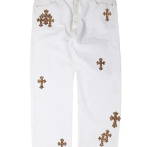 Chrome Hearts Levis Leopard Cross Patch Jeans