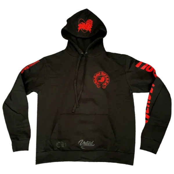 Chrome Hearts x Deadly Doll Online Exclusive Hoodie ‘Black Red’