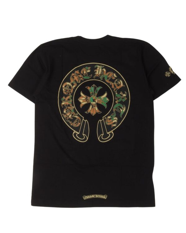 Chrome Hearts Camouflage Cemetery Cross Pocket Tee